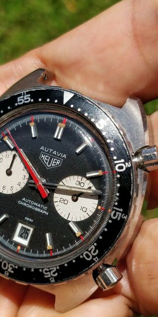 Heuer Autavia MH Pre Viceroy Cal 11 Gay Freres Bracelet Vintage 1163 6