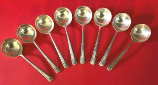 8 Towle Candlelight Sterling Silver Spoons 5 " No Monogram - 177 Grams