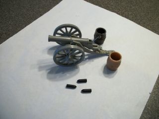 Vintage Marx Fort Apache The Alamo Playset Firing Cannon With 3 Shells