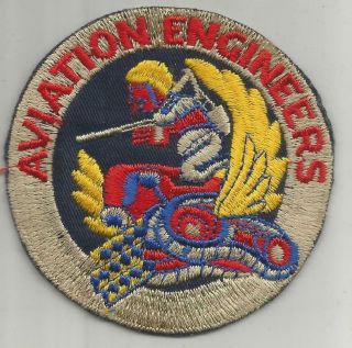 Ww 2 Us Army Air Force Aviation Engineers Patch Inv H003