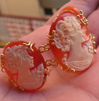 ANTIQUE STYLE CAMEO BRACELET WORKED HAND Vintage Artisan made in italy 10