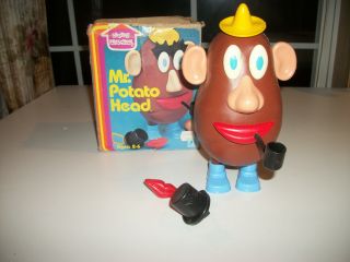 Rare Vintage Mr Potato Head Hasbro 1980 Old Toy With Box