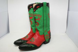 Vtg Falconhead Custom Made El Maida Cowboy Boots Men 
