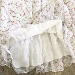 Vtg Gunne Sax Maxi Poet Sleeve White Floral Lace Boho Prairie Dress S Ruffle 7