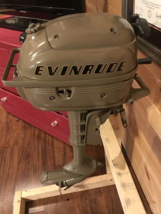 Vintage Antique 1960s Evinrude Ducktwin 3hp Outboard