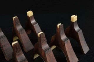 S6489: Japanese Wooden Koto parts BRIDGE stringed instrument 3