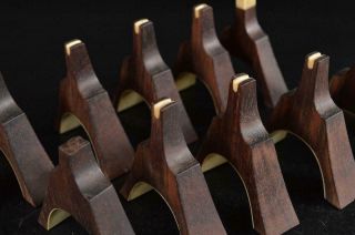 S6489: Japanese Wooden Koto parts BRIDGE stringed instrument 4