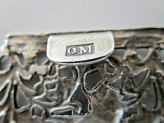 Indian Silver Belt Buckle,  Oomersee Mawjee & Sons,  Kutch,  Circa 1900 8
