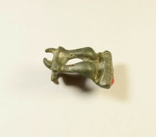 Ancient Roman Bronze Double Dolphin Fibula - Circa 100 - 300 Ad