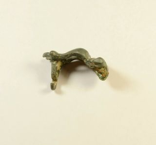 Ancient Roman Bronze Double Dolphin fibula - circa 100 - 300 AD 3