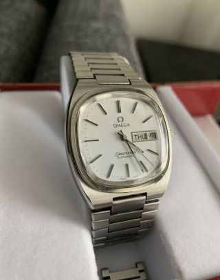 Vintage Men’s Omega Seamaster Cal 1020 Swiss Stainless Steel Watch,  1970