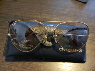 Vintage Ray Ban Tortuga Sunglasses,  Bausch & Lomb Lenses,  Chromax Case.