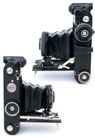 Voigtlander Prominent 6x9cm rare rangefinder camera Heliar 4,  5/10,  5cm lens KIT 3