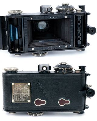 Voigtlander Prominent 6x9cm rare rangefinder camera Heliar 4,  5/10,  5cm lens KIT 9