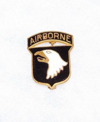 Ww2 101st Airborne Division Di Patch Type Crest Badge