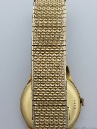 Vintage 18k Gold Audemars Piguet 18J Mens Running Wrist Watch 8