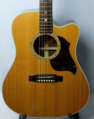 Rare Gibson Acoustic Electric Songbird Deluxe Guitar Cutaway Sound