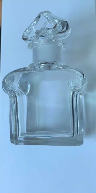 Vintage Guerlain Mitsouko Baccarat Perfume Bottle 4oz Empty