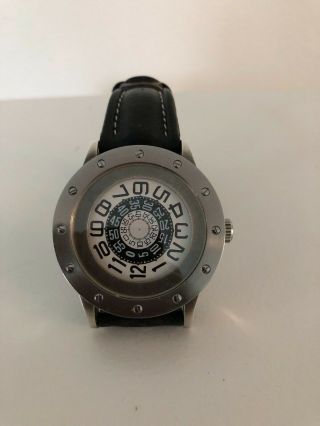 Ultra Rare Timeless Digital Watch In Stainless Steel By Jörg Schauer