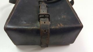 WW2 German Leather Case Pouch Dated 1939 Waffenamt Utility Case 7