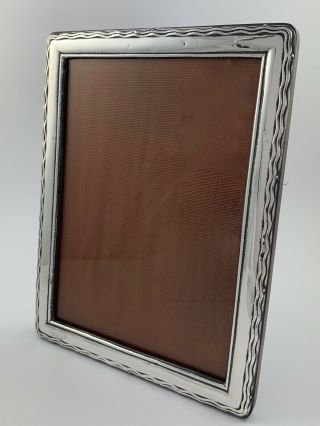 Lovely Antique George V Sterling Silver 7 " X5 " Photo Frame - Birmingham 1910