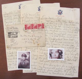 Wwii Letter,  Brother Of A Tuskegee Airman African American,  Philadelphia