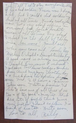 WWII letter,  Brother of a TUSKEGEE AIRMAN AFRICAN AMERICAN,  Philadelphia 8