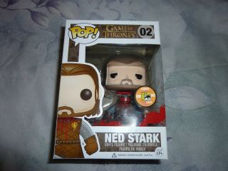Game Of Thrones Pop 02 Ned Stark Headless Rare