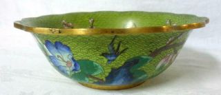 Vintage China Chinese Cloisonne Bowl