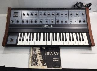 Vintage Crumar Stratus By Tom Rhea 2in1 Organ & Synthesizer - Very Rare -