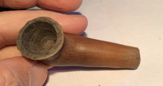 TAINO Pottery Tobacco Pipe 600 - 1400AD PreColumbian CARIBBEAN area 2