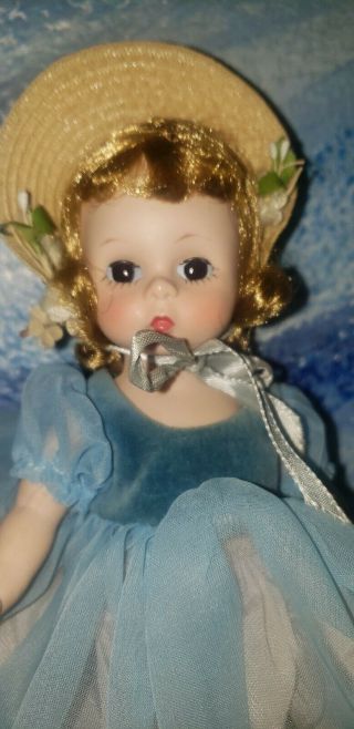 Vintage Madame Alexander Kins Doll Blue Dunabe Rare Bridesmaid