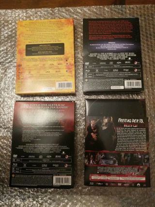 FRIDAY THE 13TH BLU - RAY MEDIABOOK COMPLETE SET IN COLLECTORS BOX VERY RARE OOP 12