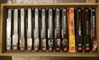 FRIDAY THE 13TH BLU - RAY MEDIABOOK COMPLETE SET IN COLLECTORS BOX VERY RARE OOP 4
