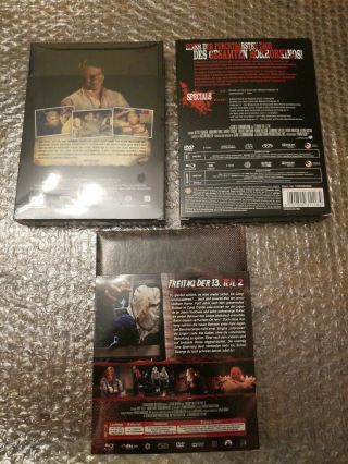 FRIDAY THE 13TH BLU - RAY MEDIABOOK COMPLETE SET IN COLLECTORS BOX VERY RARE OOP 6