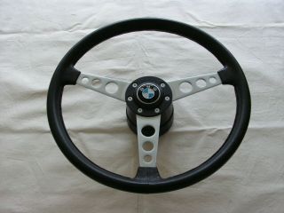 Vintage 38CM Petri Sport Steering Wheel BMW 2