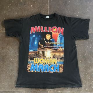 Vintage 90’s Million Women March Sisters 1997 T Shirt Xl