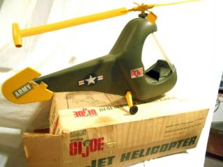 Vintage Gi Joe Jet Helicopter Box Complete - Irwin
