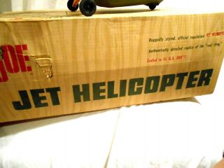 Vintage GI Joe Jet Helicopter Box Complete - Irwin 2