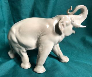 Vintage Ussr Porcelain Figurine Elephant (№796)