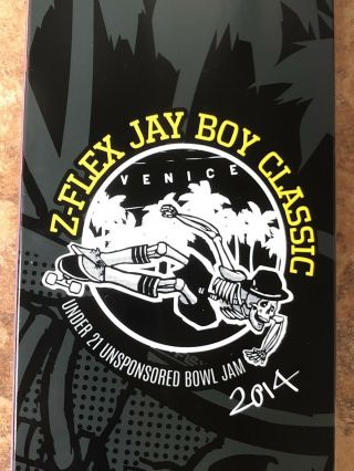 Rare 2014 Jay Adams Z Flex Skateboard Jay Boy Classic Bowl Jam