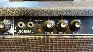 Vintage 60 ' s Fender Bassman Amp Tube Head / Parts 4