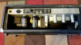 Vintage 60 ' s Fender Bassman Amp Tube Head / Parts 9