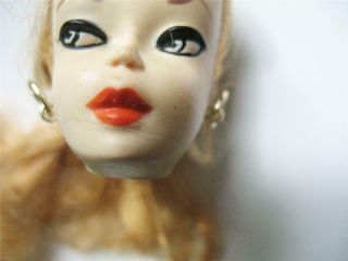 Early Vintage Ponytail Barbie Doll 1 or 2 Head Only 12