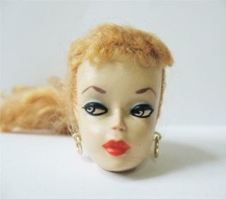 Early Vintage Ponytail Barbie Doll 1 Or 2 Head Only