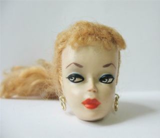 Early Vintage Ponytail Barbie Doll 1 or 2 Head Only 3