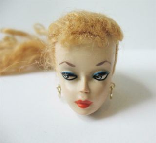 Early Vintage Ponytail Barbie Doll 1 or 2 Head Only 7