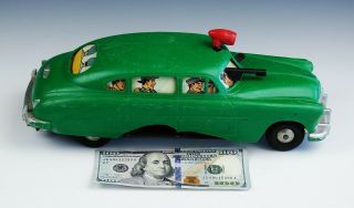 Antique Vintage Marx ? Green Toy Police Car