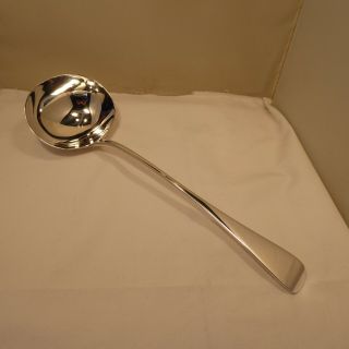 Good Antique Sterling Silver,  Old English Soup Ladle,  London 1906.