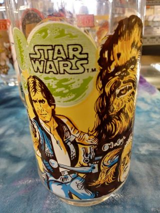 Vintage Star Wars Burger King Glasses Complete Set 12 ESB ROTJ 1977 6